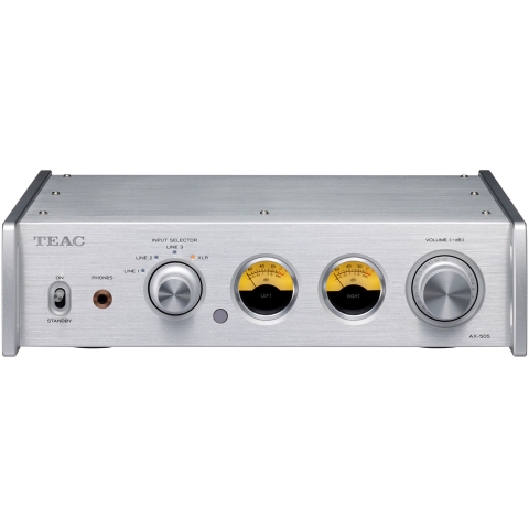 Teac AX-505 立體聲合併式擴音機 (銀色)